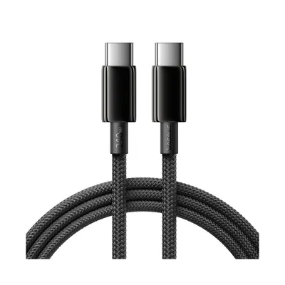 Baseus Интерфейсный кабель Baseus Tungsten Gold Air Fast Charging Data Cable USB-C to USB-C 240W 1.2m Black