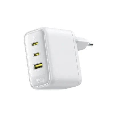 Baseus Адаптер питания Baseus EnerFill FE22 Fast Charger 2C+U 70W EU Moon White