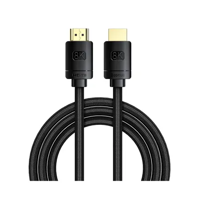 Baseus Интерфейсный кабель Baseus High Definition Series HDMI 8K to HDMI 8K Adapter Cable 2m Black