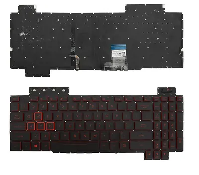 Asus Клавиатура для ноутбука Asus TUF Gaming FX504 FX505 FX80 AEBKLU03010 с подсветкой