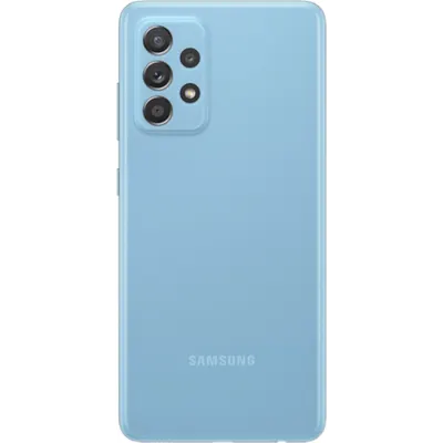 Samsung Крышка батареи Samsung A52 A525, с блоком камеры, голубой