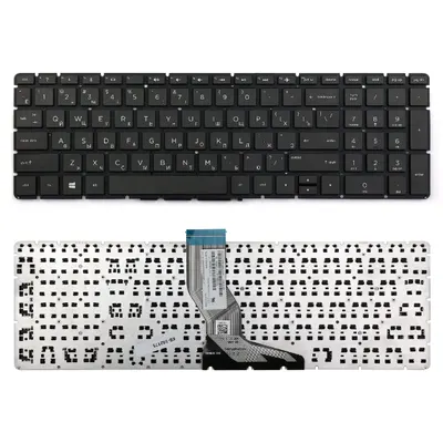 HP Клавиатура для ноутбука HP Pavilion 15-AB, 15-AK, 15-AU, 15-AW, 15-BC, 15-BK, 17-AB, 17-G, Envy 17-S, M7-N, M6-P, M6-AE,Omen 15-AX, RU, черная