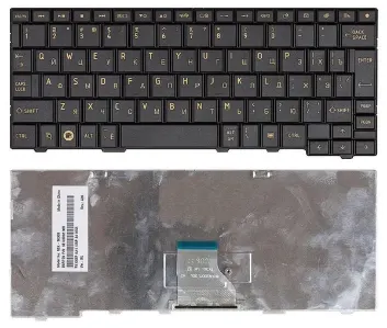 Toshiba Клавиатура для ноутбука Toshiba Satellite AC100, RU, черная