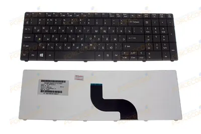 Acer Клавиатура для ноутбука Acer Aspire E1-531/E1-521/E1-571 5741G (совместима с 5810T), RU, черная