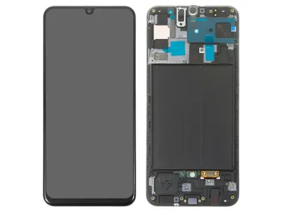 Samsung Дисплейный модуль Samsung Galaxy A50/ A505, A30/ A305 OLED с отпечатком, с рамкой
