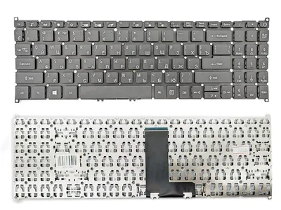 Acer Клавиатура для ноутбука Acer Aspire 3 A315-42G, RU, черная