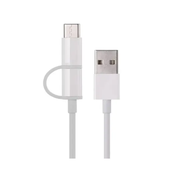 Xiaomi Интерфейсный кабель Xiaomi 100cm MICRO USB and Type-C Белый