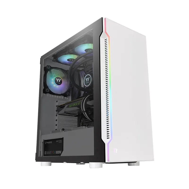 Thermaltake Компьютерный корпус Thermaltake H200 TG White RGB без Б/П
