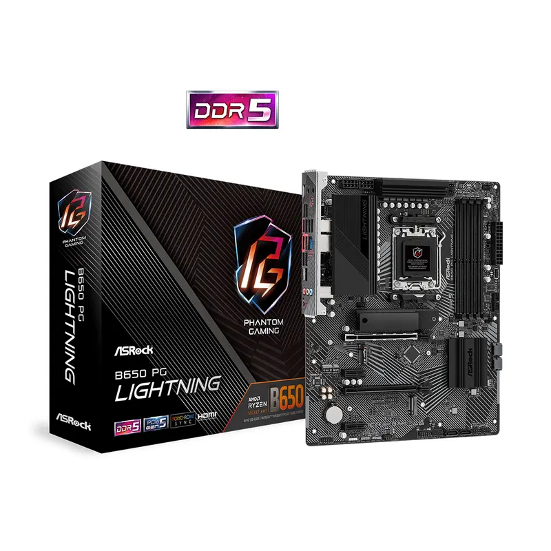 ASRock Материнская плата ASRock B650 PG LIGHTNING