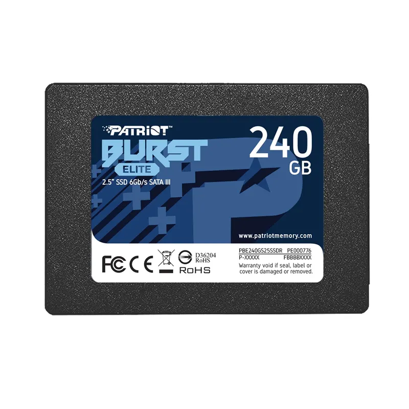 Patriot Твердотельный накопитель SSD Patriot Burst Elite 240GB SATA