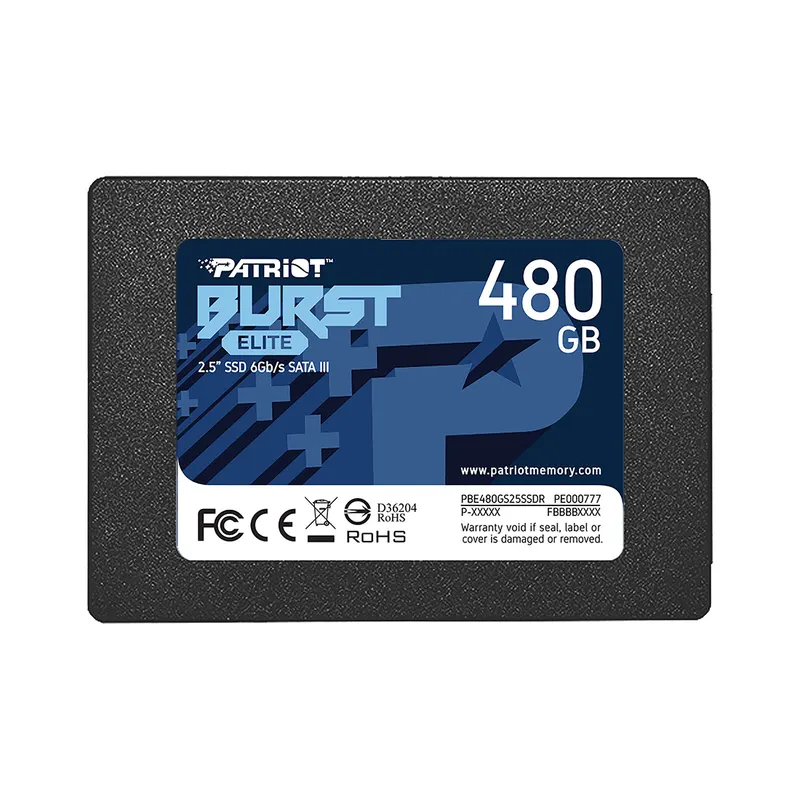 Patriot Твердотельный накопитель SSD Patriot Burst Elite 480GB SATA
