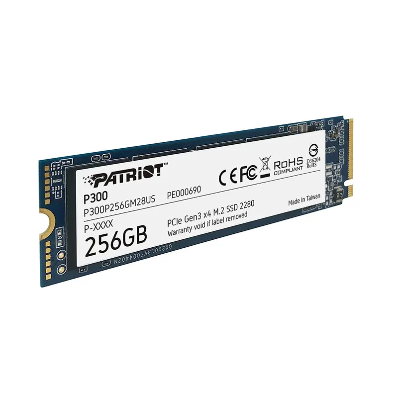 Patriot Твердотельный накопитель SSD Patriot P300 256GB M.2 NVMe PCIe 3.0x4