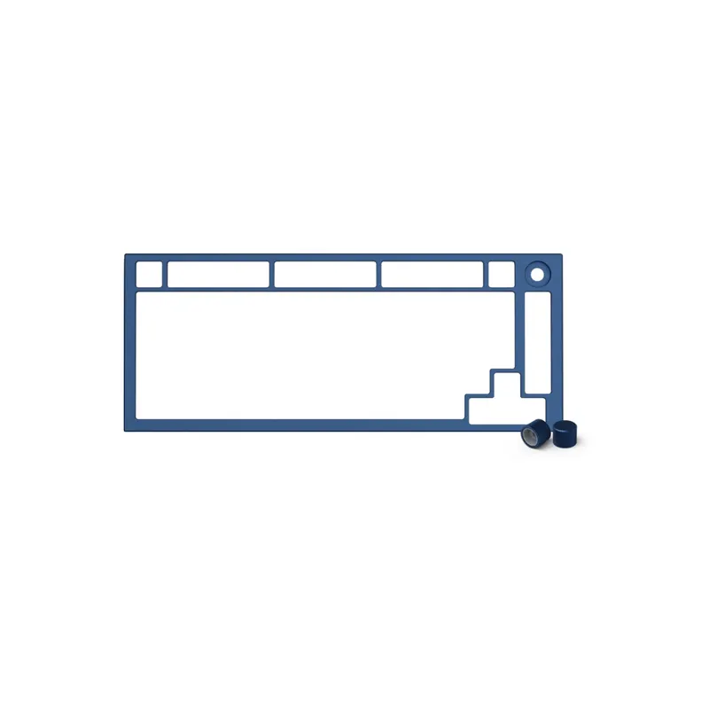 Glorious Запчасть к клавиатуре верхняя панель Glorious GMMK Pro Top Frame Navy Blue (GLO-ACC-P75-TF-NB)