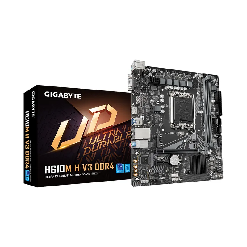 Gigabyte Материнская плата Gigabyte H610M H V3 DDR4