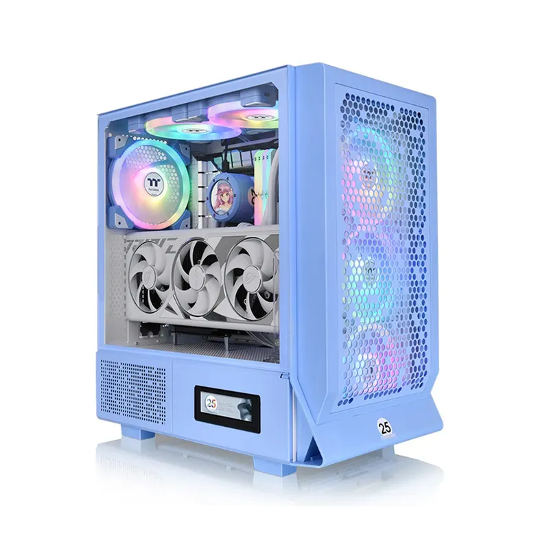 Thermaltake Компьютерный корпус Thermaltake Ceres 330 TG ARGB Hydrangea Blue без Б/П