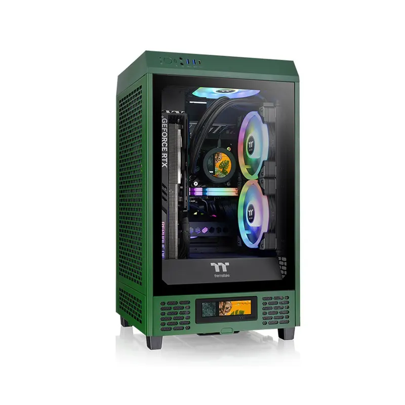 Thermaltake Компьютерный корпус Thermaltake The Tower 200 Racing Green без Б/П