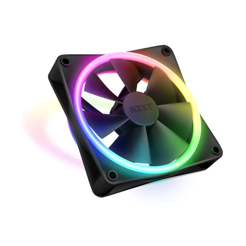 NZXT Кулер для компьютерного корпуса NZXT F120 RGB DUO RF-D12SF-B1 Black