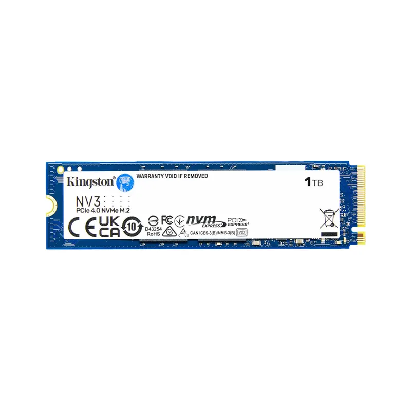 Kingston Твердотельный накопитель SSD Kingston NV3 SNV3S/1000G M.2 NVMe PCIe 4.0x4