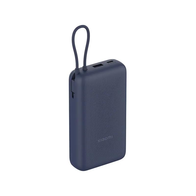 Xiaomi Портативный внешний аккумулятор Xiaomi 33W Power Bank 20000mAh (Integrated Cable) Blue GL