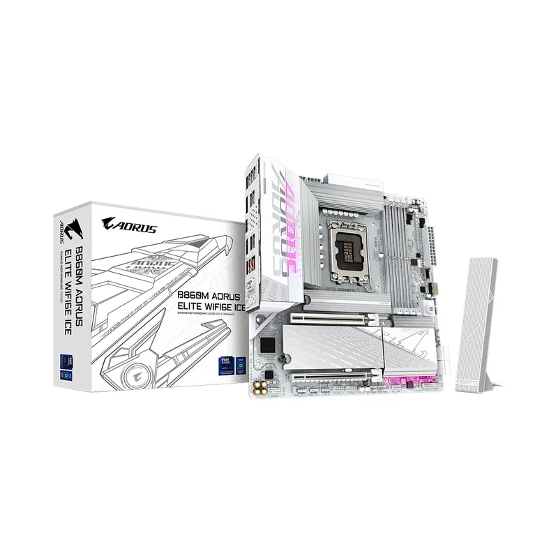 Gigabyte Материнская плата Gigabyte B860M A ELT WF6E ICE