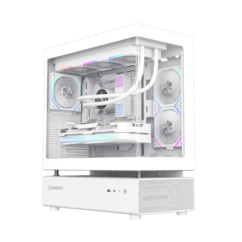 Gamemax Компьютерный корпус Gamemax N80 WH White без Б/П