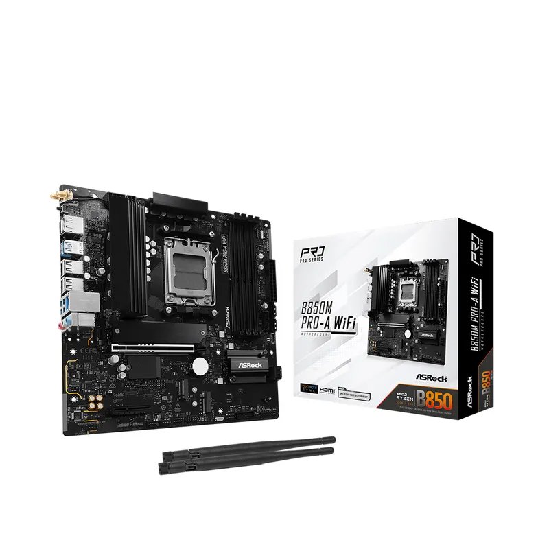 ASRock Материнская плата ASRock B850M PRO-A WIFI