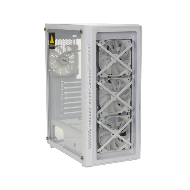 1STPLAYER Компьютерный корпус 1STPLAYER FIREBASE XP-G-WH-4F7-W без Б/П