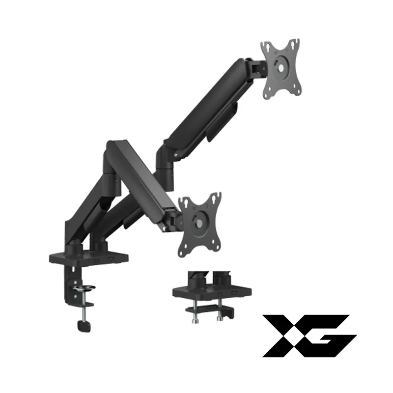 XG Настольный кронштейн с газлифтом XG MGA-1732D для 2-х мониторов (17"-32")