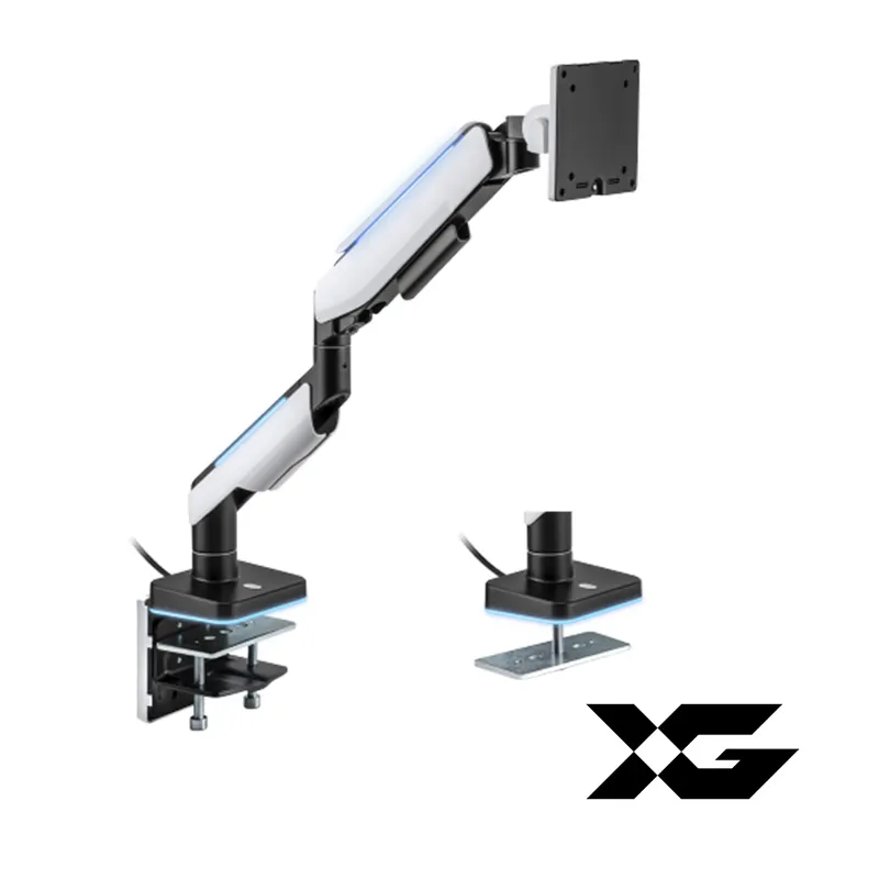 XG Настольный кронштейн с газлифтом XG MGG-1749 white для 1 монитора (17"-49") Белый
