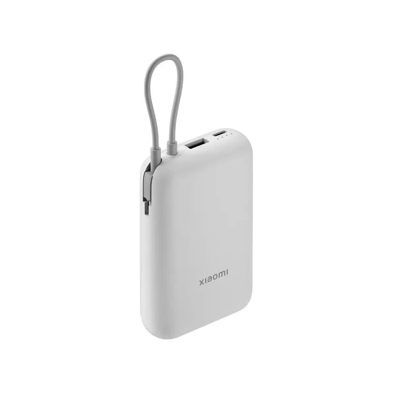 Xiaomi Портативный внешний аккумулятор Xiaomi Power Bank 20000mAh (Integrated Cable) GL Light Gray