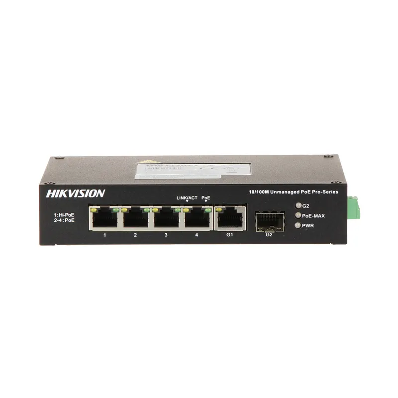 Hikvision Коммутатор Hikvision DS-3T0306HP/No Power unit