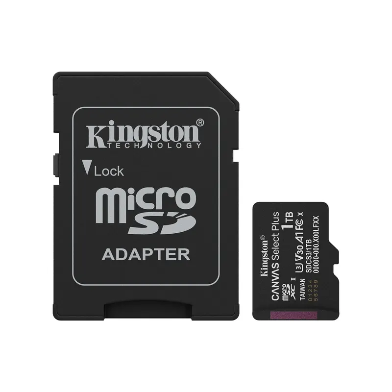 Kingston Карта памяти Kingston SDCS3/1TB Canvas Select Plus A1 U3 V30 1TB