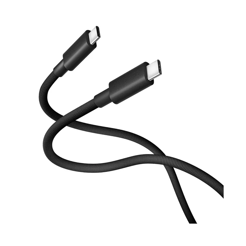 Xiaomi Интерфейсный кабель Xiaomi 6A High-speed USB4 Braided USB-C to USB-C Cable (1m) Черный