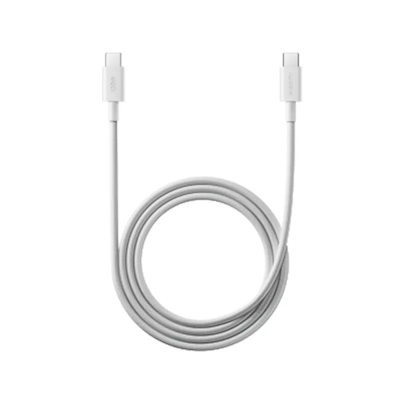 Xiaomi Интерфейсный кабель Xiaomi 6A Braided USB-C to USB-C Cable （1m） Белый
