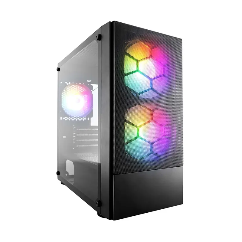 1STPLAYER Компьютерный корпус 1STPLAYER FIREBASE X4-M Black без Б/П