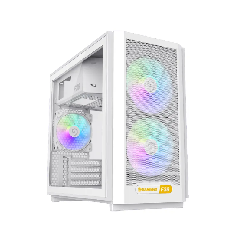 Gamemax Компьютерный корпус Gamemax F36 WH White без Б/П