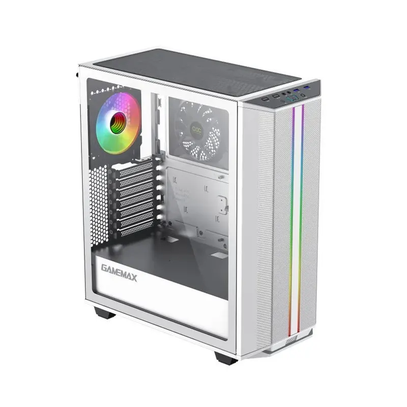 Gamemax Компьютерный корпус Gamemax Precision 2 White без Б/П