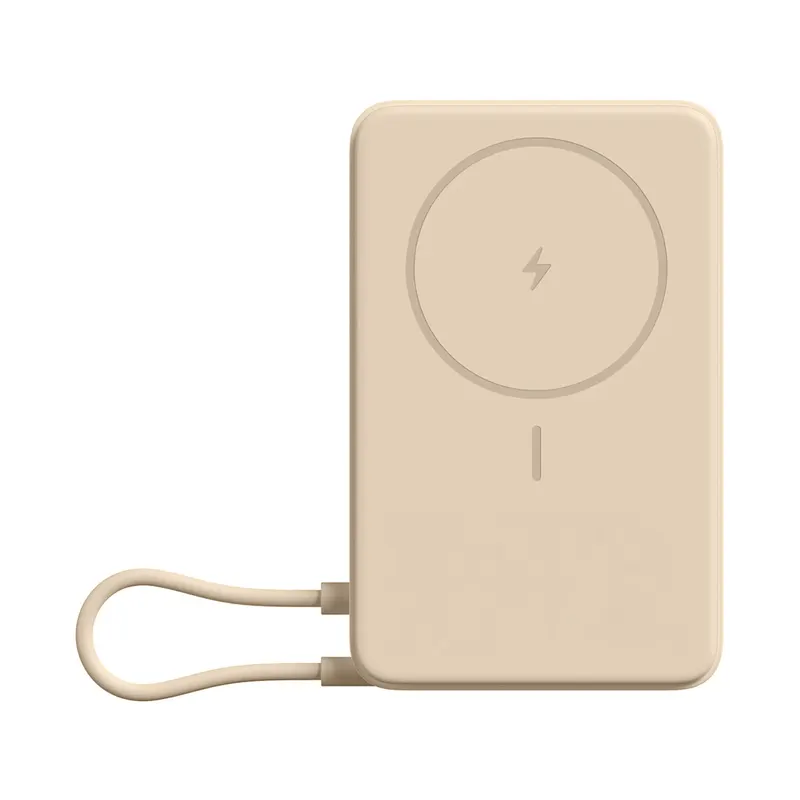 Xiaomi Портативный внешний аккумулятор Xiaomi Magnetic Power Bank 10000 with Built-in Stand Beige