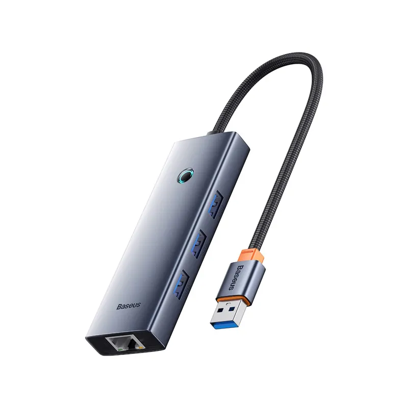 Baseus Концентратор Baseus UltraJoy Series 4-Port Space Grey (B0005280B811-12)