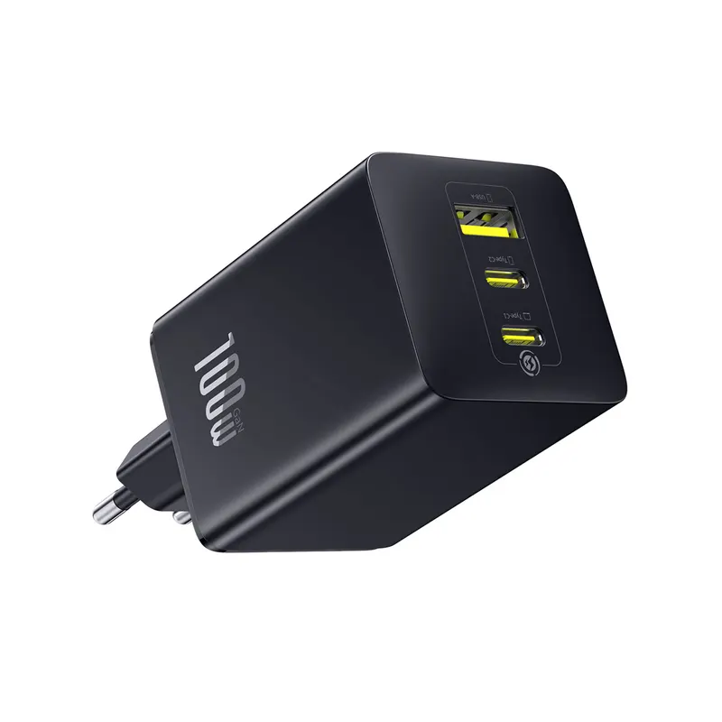 Baseus Адаптер питания Baseus EnerFill FE11 2C+U 100W Black (P10182102123-00)