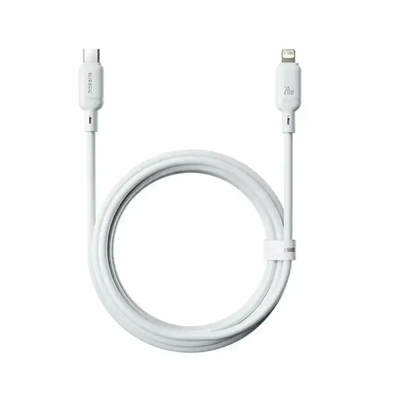 Baseus Интерфейсный кабель Baseus Silky Type-C to iP 20W 2m White (P10377700213-01)
