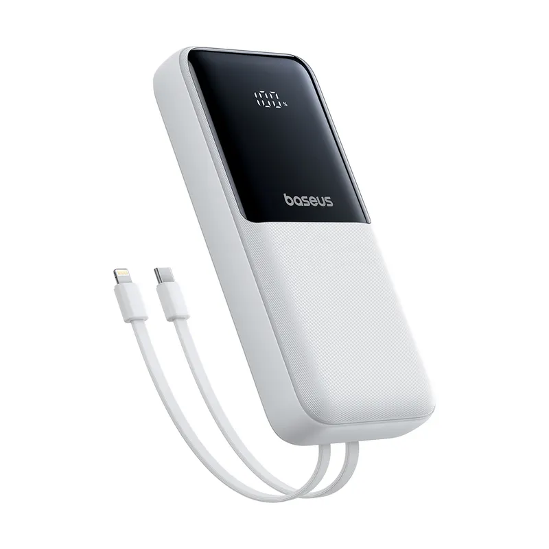 Baseus Портативный внешний аккумулятор Baseus Lipow 20000mAh 22.5W White (P10079102213-00)