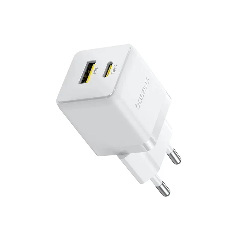 Baseus Адаптер питания Baseus Palm C+U 30W White (P1011160A213-00)
