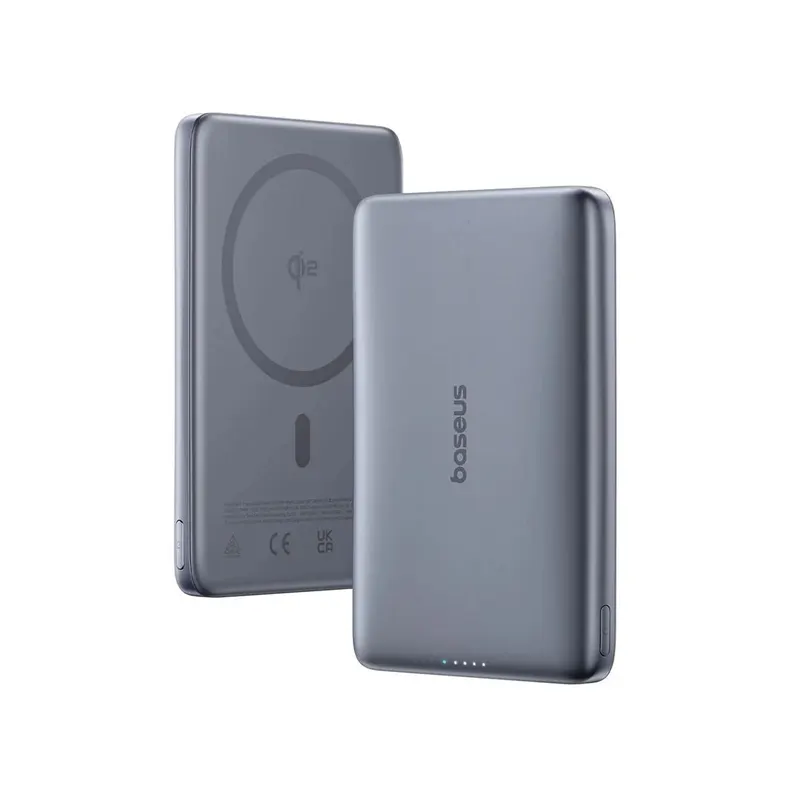 Baseus Портативный внешний аккумулятор Baseus PicoGo AM41 Ultra-Slim 10000mAh 27W Grey (E0027200)