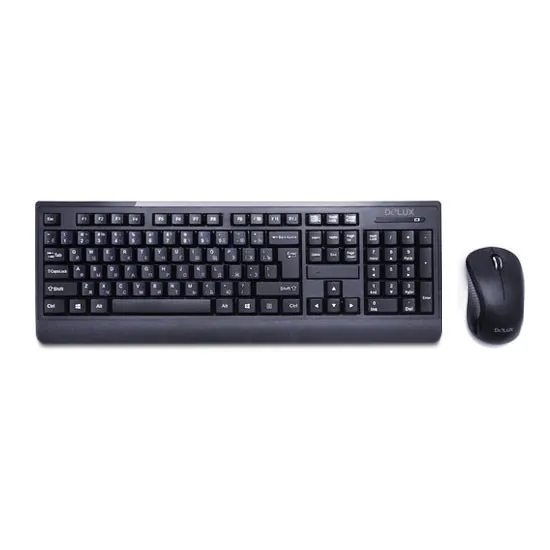 Delux Комплект Клавиатура + Мышь Delux DLD-6091OGB