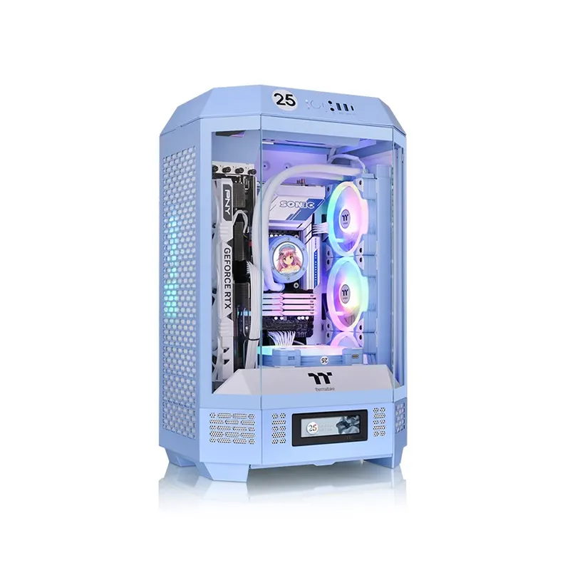Thermaltake Компьютерный корпус Thermaltake The Tower 300 Hydrangea Blue без Б/П