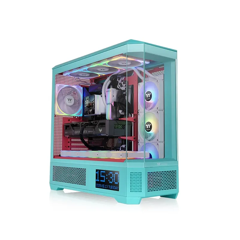 Thermaltake Компьютерный корпус Thermaltake View 600 TG Mint Strawberry без Б/П