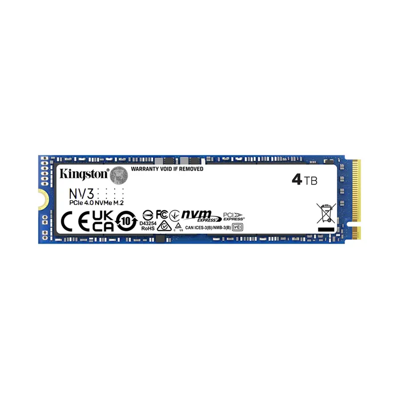Kingston Твердотельный накопитель SSD Kingston NV3 SNV3S/4000G M.2 NVMe PCIe 4.0x4