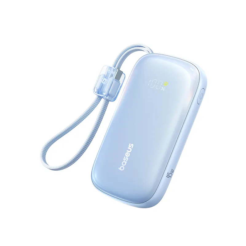 Baseus Портативный внешний аккумулятор Baseus EnerFill FC21 Qpow 3 Ultra 10000mAh 45W Galaxy Blue (E0027Q03