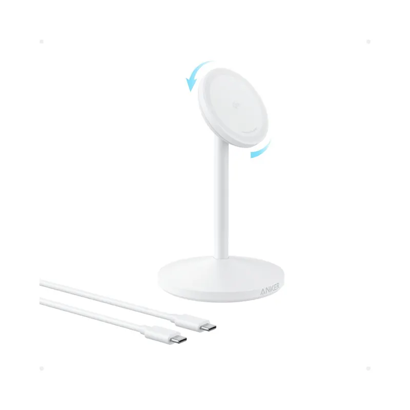 Anker Беспроводное зарядное устройство Anker MagGo (Single Stand) (A25X1H21) Белый